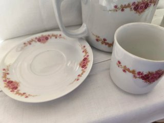 Set thè in porcellana decorato