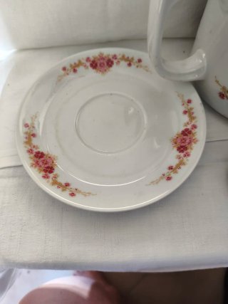 Set thè in porcellana decorato