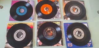 Lote 6 Singles 7" Michael Jackson