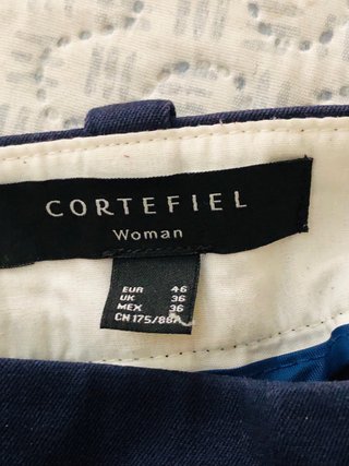 Pantalón chino marino Cortefiel talla 46