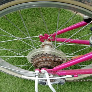Bicicleta infantil rosa decathlon