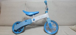 Bicicleta Infantil 2 en 1 Azul