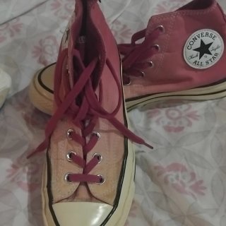 Converse Beige y Rosa Talla 38