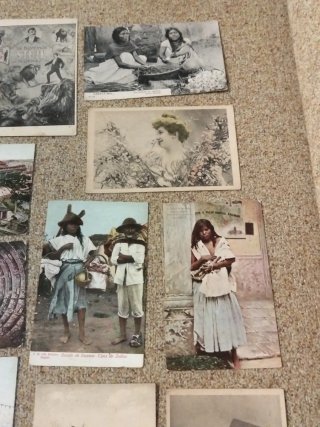 Lote 12 Postales Antiguas N.York y México