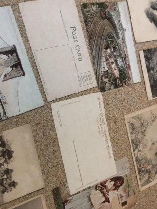 Lote 12 Postales Antiguas N.York y México