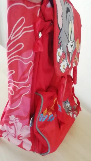Zaino scuola rosso Tom & Jerry