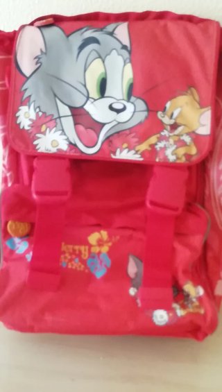 Zaino scuola rosso Tom & Jerry