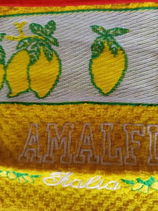 2 Strofinacci Amalfi Cotone