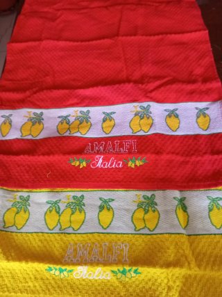 2 Strofinacci Amalfi Cotone