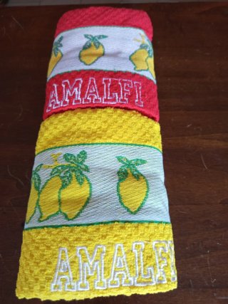 2 Strofinacci Amalfi Cotone