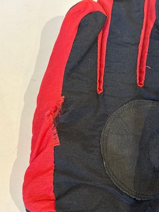 Guantes de Nieve Hombre Negro y Rojo