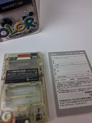 Game Boy Color Transparente + Manual