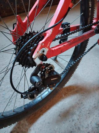Bicicleta MTB 26 Roja NEGOCIABLE
