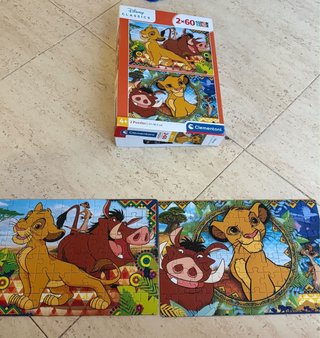 Puzzles El Rey León Disney Classics 2x60