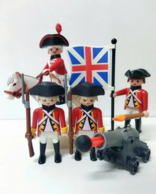 Soldados ingleses de playmobil