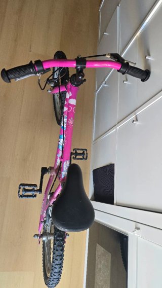 Bicicleta infantil rosa 16 pulgadas