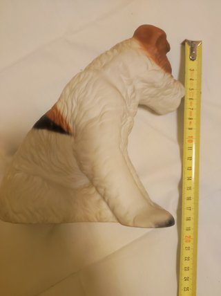Perro decorativo de escayola