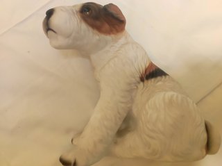 Perro decorativo de escayola