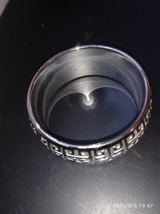 Bracciale rigido donna design geometrico