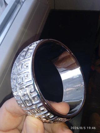 Bracciale rigido donna design geometrico