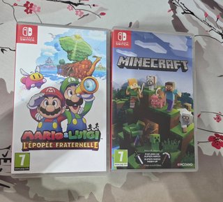 Mario y Luigi + Minecraft pack para switch