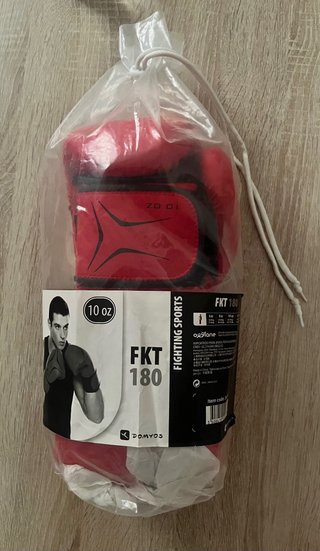 Guantes Boxeo Domyos 10 oz Rojos