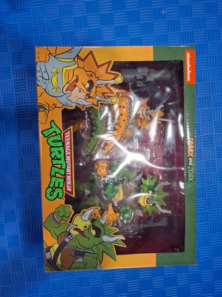 Lote Figuras NECA TMNT Leonardo y Donatello