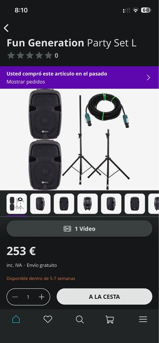 Set Altavoces 12” Activo + Pasivo Fun Generation
