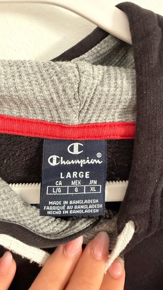 Sudadera Champion Negra