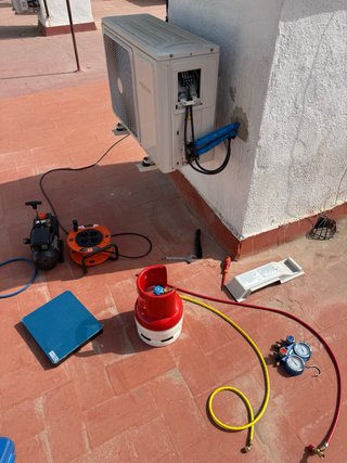 Reparacion y recarga de aire acondicionado