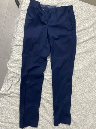 Traje Caramelo Azul Oscuro