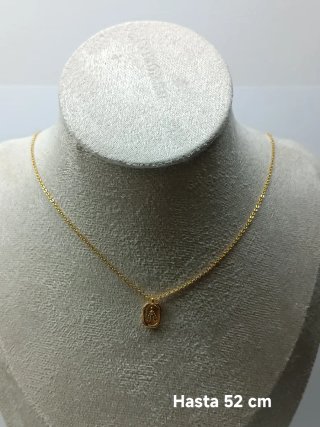 Collar de plata 925 con Baño Oro 14kl Letra A