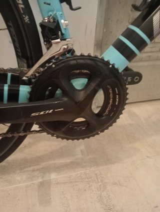 Bicicleta Carretera Vitoria Negra/Celeste