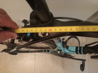 Bicicleta Carretera Vitoria Negra/Celeste