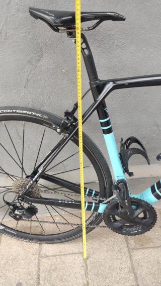 Bicicleta Carretera Vitoria Negra/Celeste