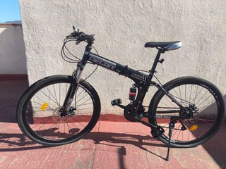 Bicicleta MTB plegable 26 doble suspensión