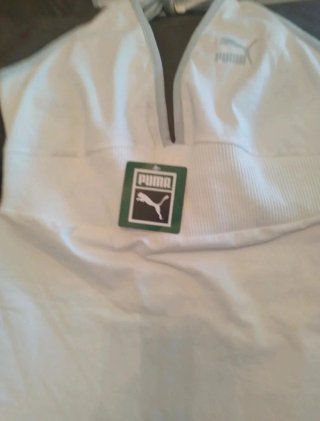 Abito estivo Puma bianco cotone nuovo con etichett