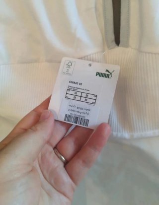 Abito estivo Puma bianco cotone nuovo con etichett