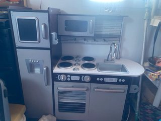 Cocina de juguete con accesorios