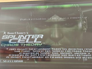 Splinter Cell Chaos Theory PS2 🇪🇸