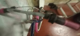 Bicicleta infantil B'TWIN azul y rosa