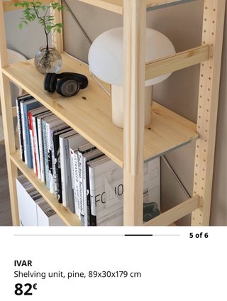 Estantería IKEA IVAR madera