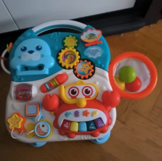 Andador bebé 2 en 1 mesa de actividades