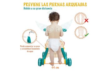 Andador bebé 2 en 1 mesa de actividades