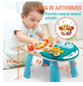 Andador bebé 2 en 1 mesa de actividades