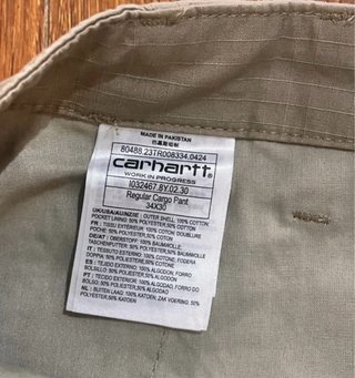 Pantalones Cargo Carhartt WIP 34x30 Beige