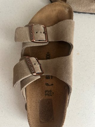 Sandalias Birkenstock Beige/Marrón Talla 33