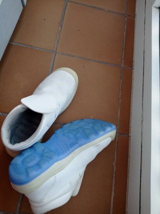 Zapatos de seguridad blancos