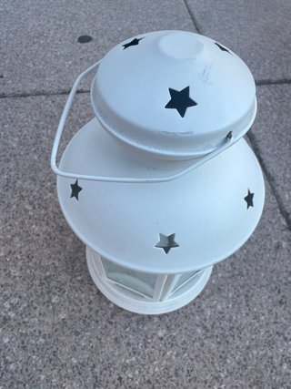 Farol IKEA blanco estrellas descatalogado