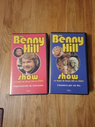Películas VHS The Benny Hill Show (2 uds)